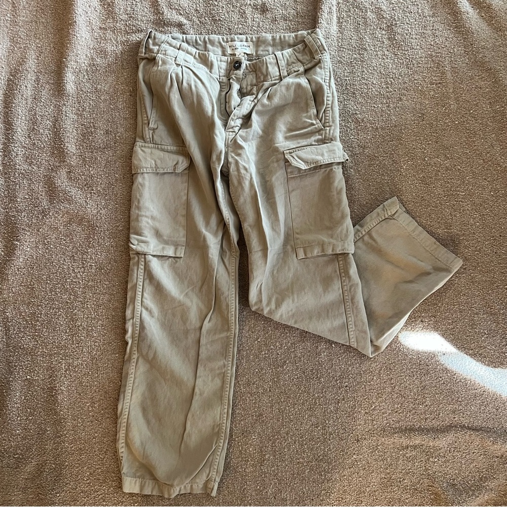 Nili Lotan Yannic Sandstone Cargo Pant - Picture 3 of 8